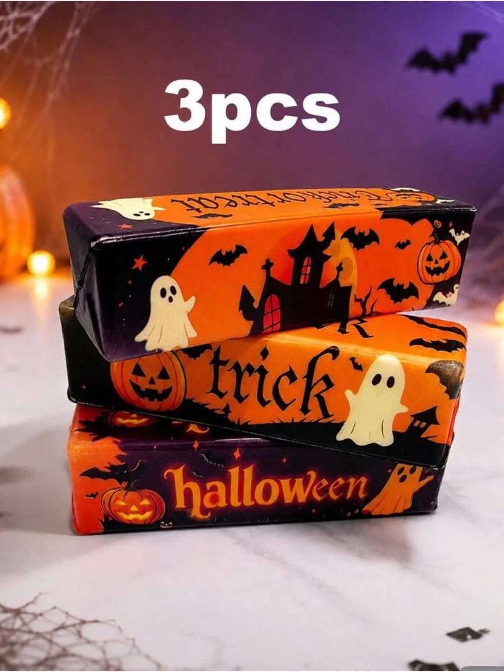 Squishy butter Halloween 3 pc
